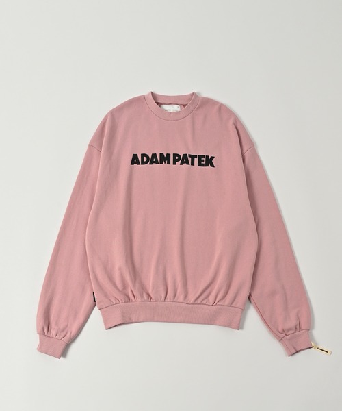 【ADAM PATEK(アダムパテック)logo crew neck スウェット ADAM PATEK トレーナー スウェット 「ADAMPATEK/アダムパテック