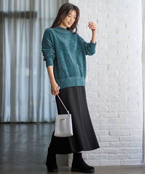 ANY（エニィ） ニット セーター 「洗濯機可」モールニットプルオーバー