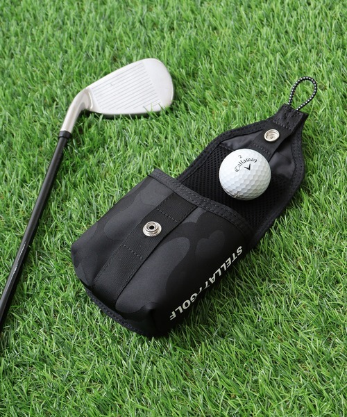 STELLA77GOLF ゴルフ カモフラ柄ラウンドポーチ メンズ : ZOZOTOWN