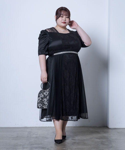 form forma ドレス 「大きいサイズ」フィット＆フレアシルエット