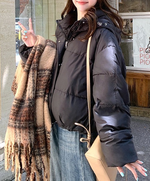 Riff（リフ） ブルゾン アウター ショート丈中綿ブルゾン レディース