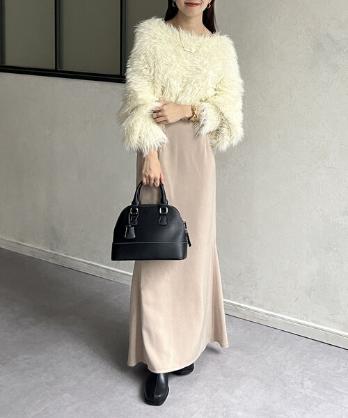 Thevon スカート サテンマーメイドスカート : ZOZOTOWN Yahoo!店