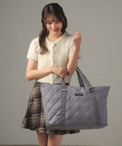 JUNE　ボストン型2way バッグ（M）　ナイロンオックスキルト キルティング2wayボストンバッグ | バッグ,ボストンバッグ
