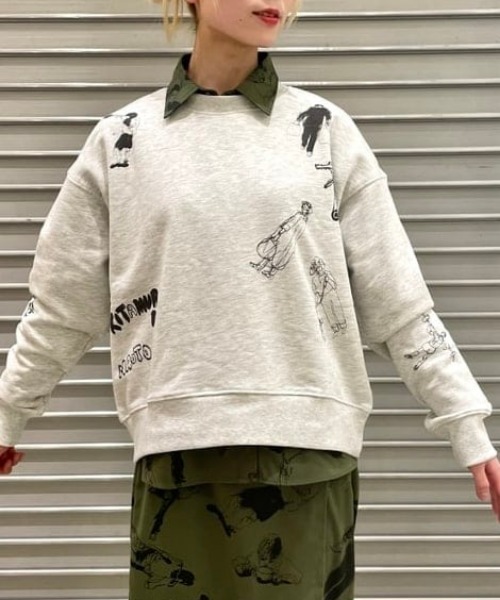 B：MING by BEAMS トレーナー スウェット 北村直登 アート