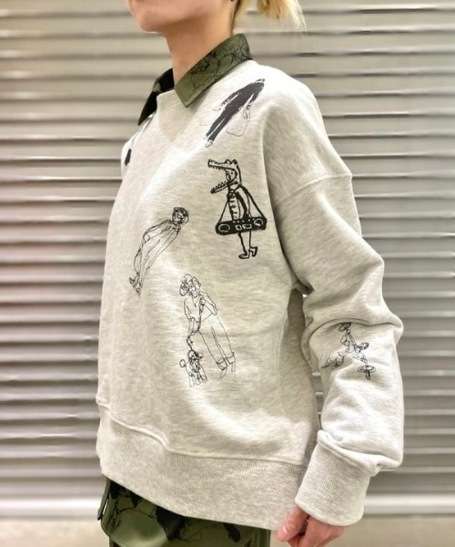 新品 B:MING by BEAMS 北村直登 アート スウェット ビーミング B:MING by BEAMS（ビーミング by ビームス）北村直登 アート