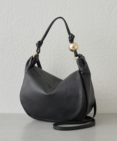 【russet× BEARDSLEY2wayフラップショルダーバッグ　新品 russet× BEARDSLEY】2wayフラップショルダーバッグ | russet