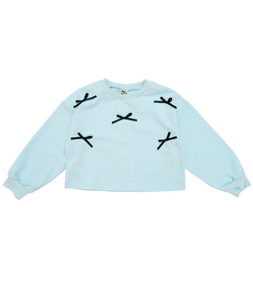 Bee des Bee tシャツ クロップド丈 リボントップス キッズ 子供服