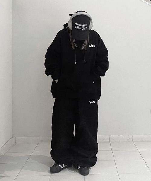 YACA（ヤーカ） パーカー Embroidery Logo Hoodie/エンブロイダリー