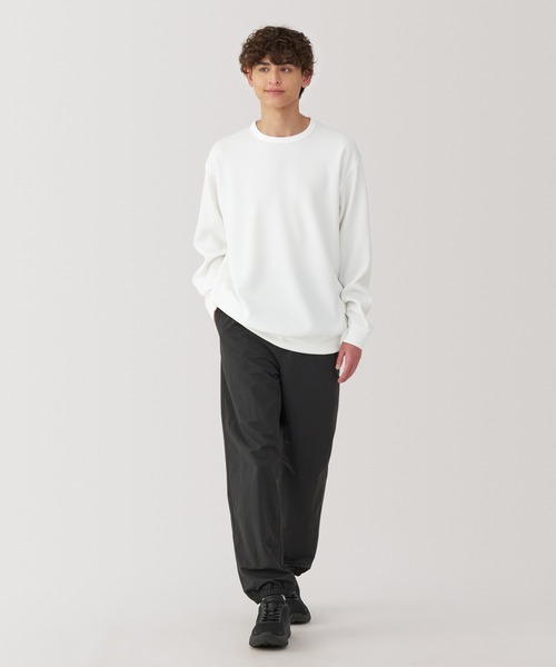 無印良品（MUJI） tシャツ 紳士 UVカット乾きやすいワッフルクルー