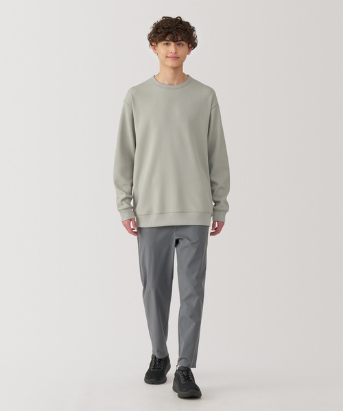 無印良品（MUJI） tシャツ 紳士 UVカット乾きやすいワッフルクルー