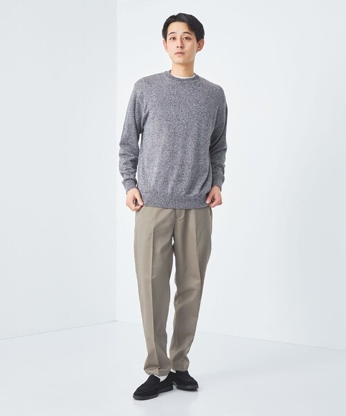 green label relaxing パンツ ポリエステル ツイル ワイド