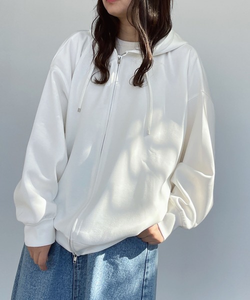 #anc アズノウアズ ドゥバズ AS KNOW AS de base トレーナー・パーカー 紺 チュニック ロング タグ付き 美品 レディース [933669] スウェット・パーカー | アズノゥアズ レディース服の