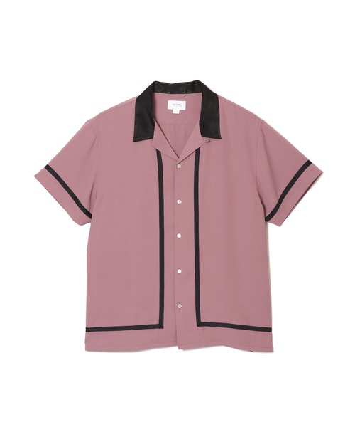 新品未使用　CRIMIE クライミー　ボタンダウンシャツ半袖 CRIMIE シャツ LINE OPEN COLLAR SHORT SLEEVE SHIRT メンズ