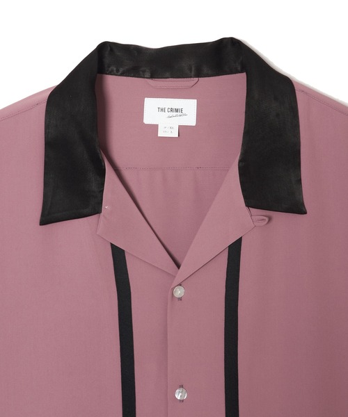 CRIMIE（クライミー） シャツ LINE OPEN COLLAR SHORT SLEEVE SHIRT