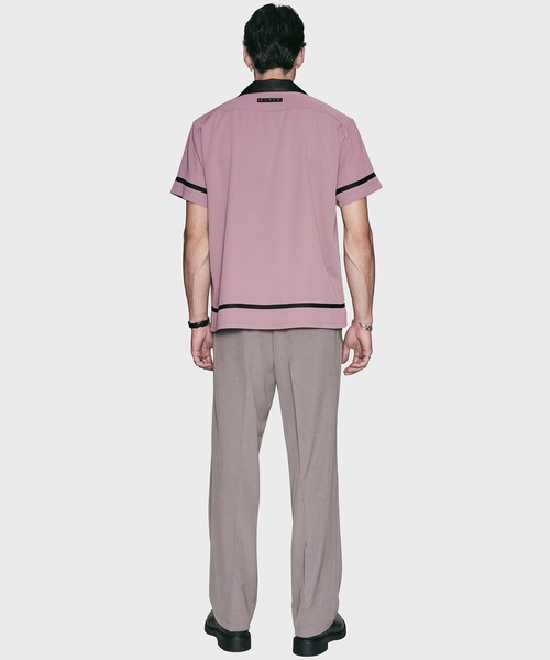 CRIMIE（クライミー） シャツ 半袖 LINE OPEN COLLAR SHORT SLEEVE