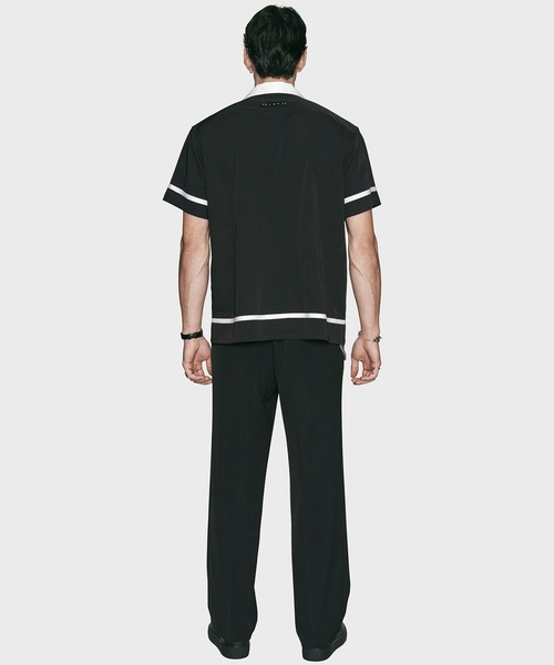 CRIMIE（クライミー） シャツ 半袖 LINE OPEN COLLAR SHORT SLEEVE