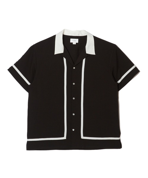 CRIMIE シャツ LINE OPEN COLLAR SHORT SLEEVE SHIRT メンズ