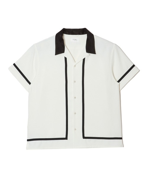 CRIMIE（クライミー） シャツ 半袖 LINE OPEN COLLAR SHORT SLEEVE