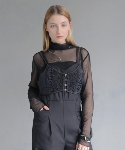 新品&g'aime ビスチェデザインオールインワン &g'aime（アンジェム）の「【&g'aime】ビスチェデザイン
