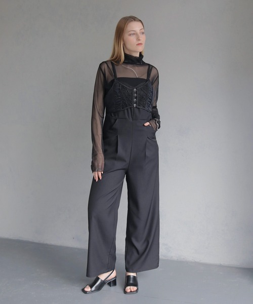 【美品】Aimeine オールインワン Sサイズ &g'aime（アンジェム） サロペット オーバーオール 「＆g'aime