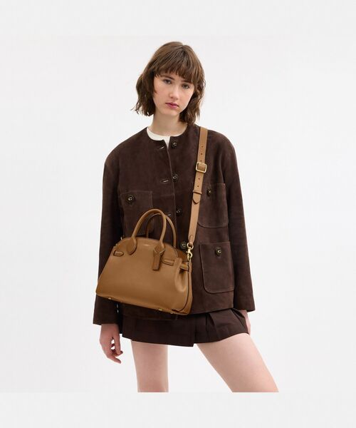 COACH CU218 ベージュ エンパイア キャリーバッグ 28 アウトレット COACH Empire Carryall Bag 28 CU218 Beige Women's Bag Outlet