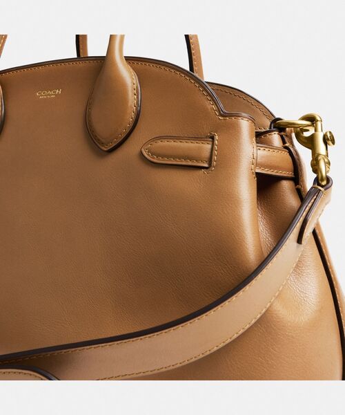 COACH CU218 ベージュ エンパイア キャリーバッグ 28 アウトレット COACH Empire Carryall Bag 28 CU218 Beige Women's Bag Outlet