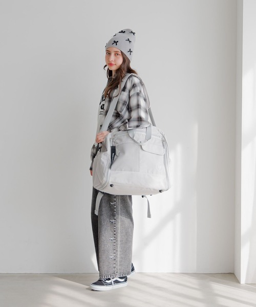 非売品！ペコ&ポコ  ボストンリュック GLOBAL WORK ボストンバッグ 拡張3wayボストンBAG/327956 キッズ