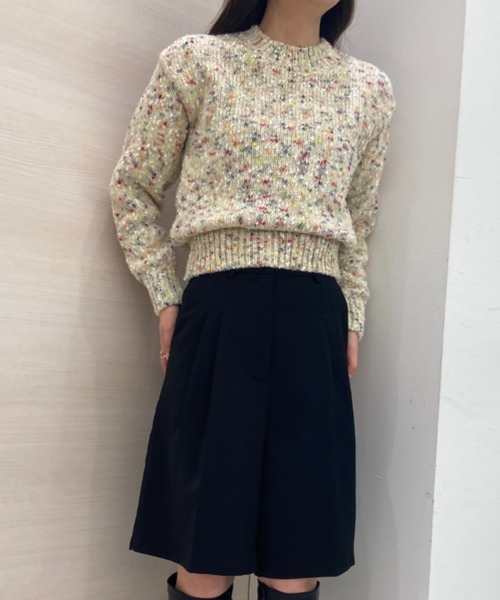 「solleim」 長袖ニット M ピンク レディース_画像4