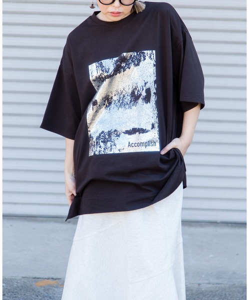OSMOSIS☆プリントTシャツ/箔プリントTシャツ OSMOSIS tシャツ 箔プリントTシャツ レディース : ZOZOTOWN