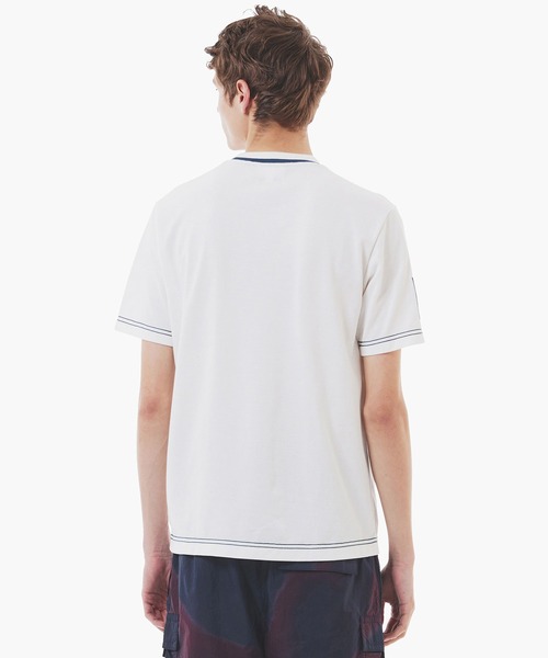 LACOSTE（ラコステ） tシャツ スリーブネームパッチ鹿の子地Tシャツ