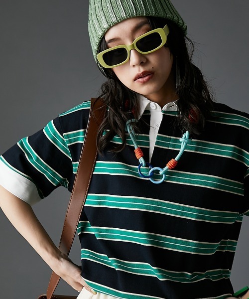GEVS. tシャツ ラガーシャツ「大きいサイズ有」GEVS. レディース