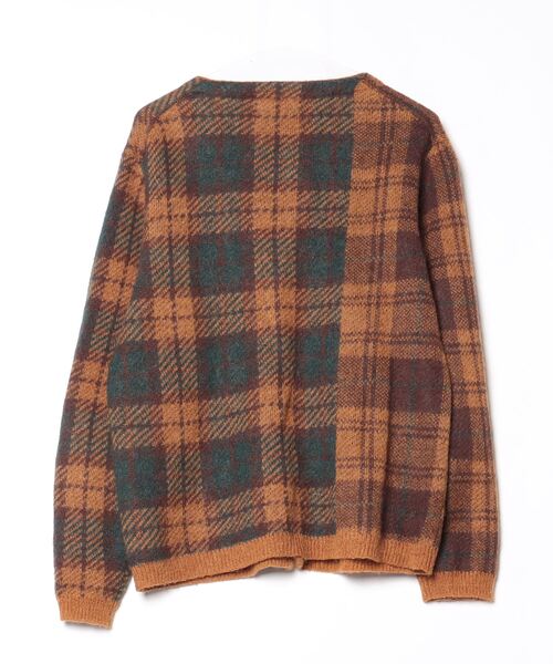 「Journal Standard TRISECT」 ニットカーディガン SMALL オレンジ メンズ_画像2