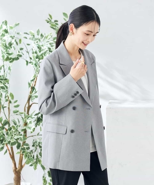qualite - 新品★qualite ジャケット・スーツ シャンブレーカーデジャケット  38 新品☆qualite ジャケット・スーツ シャンブレーカーデ