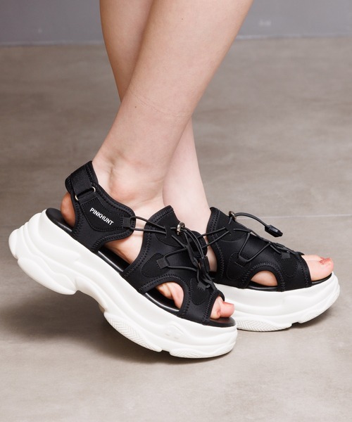 PINKHUNT サンダル ピンクハント 厚底スポーツサンダル 0407 キッズ