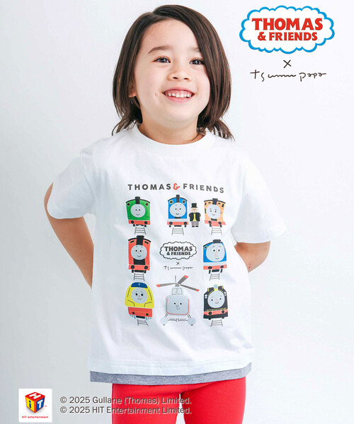 SLAP SLIP（スラップスリップ） tシャツ 「きかんしゃトーマス×つ