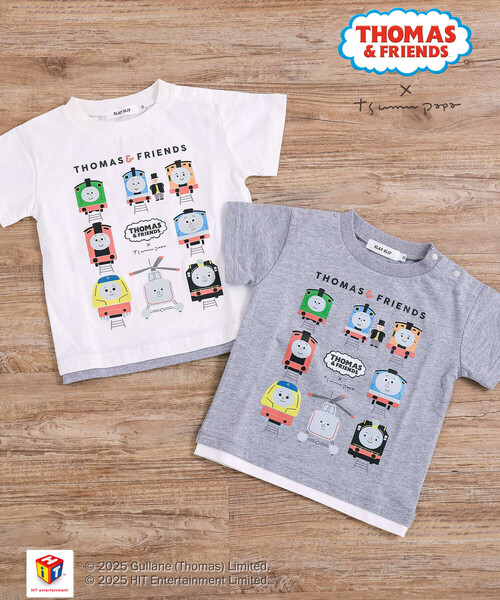 SLAP SLIP（スラップスリップ） tシャツ 「きかんしゃトーマス×つ