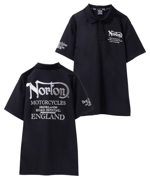 ポロシャツ Norton ドライベーシックドック刺繍ポロシャツ メンズ レディース | ノートン | 02