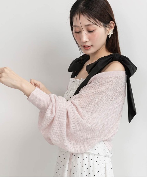 RANDA（ランダ） カーディガン ボレロニットカーディガン レディース