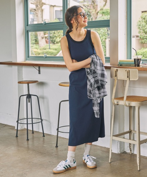 ワンピース カップ付き アメスリ タンクトップ : ZOZOTOWN Yahoo