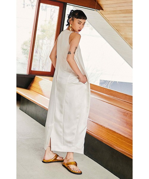 OMMO ワンピース SATIN DRAPE OP : ZOZOTOWN Yahoo!店 - 通販