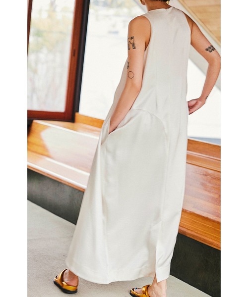 OMMO（オーエムエムオー） ワンピース SATIN DRAPE OP : ZOZOTOWN