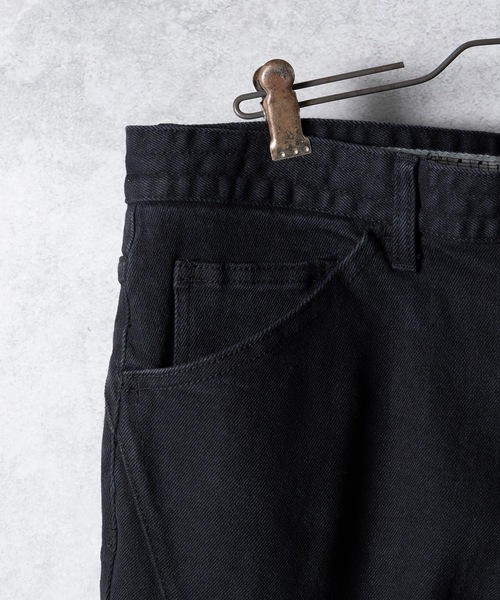 NUMBER (N)INE ジーンズ SKINNY STRETCH BLACK DENIM JEANS OW