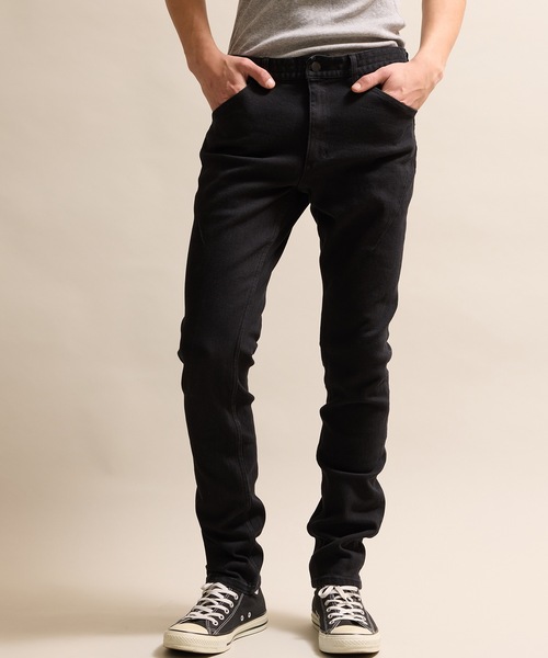 NUMBER (N)INE 04AW クラッシュ ワッペンジーンズ サイズ4 4size 】ヘビークラッシュサイドダメージブラックヴィンテージ