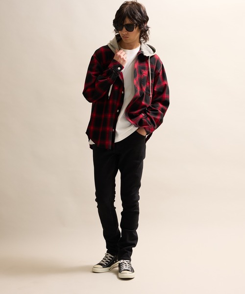 Number (n)ine スキニーブラックデニム チノ トラウザー ジャケット NUMBER (N)INE ジーンズ SKINNY STRETCH BLACK DENIM JEANS OW