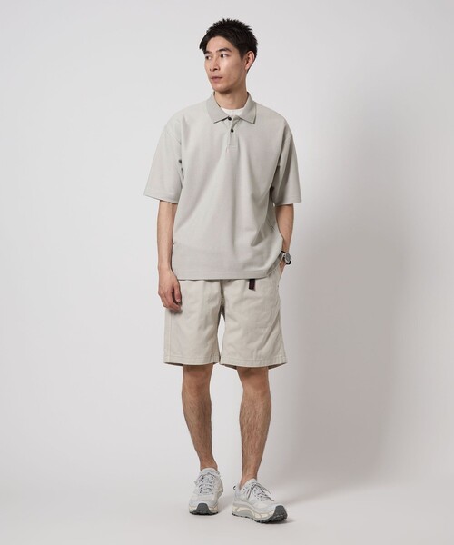 UNITED ARROWS green label relaxing｜GIZA ハニカム 半袖