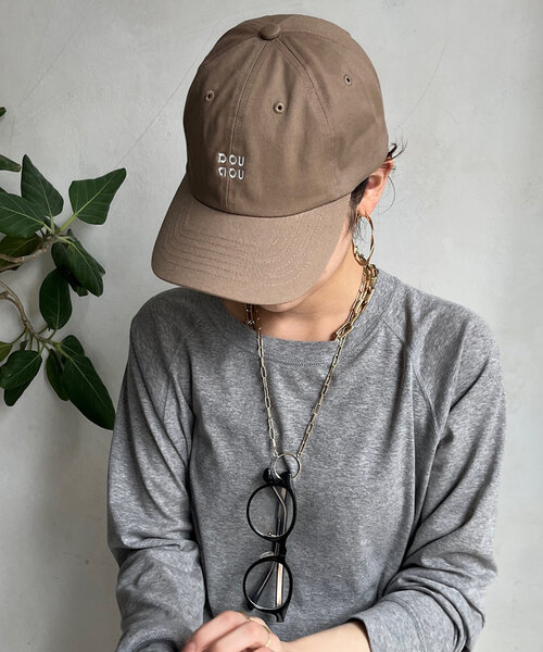 ブラウン刺繍ロゴキャップ ブラウン刺繍ロゴキャップ - メルカリ