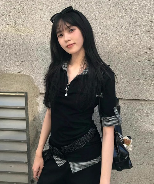 DIAVEL tシャツ 「新色追加」「3色展開」フェイクレイヤード半袖