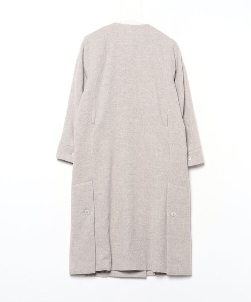 niko and…（ニコアンド） ノーカラーコート FREE グレー レディース