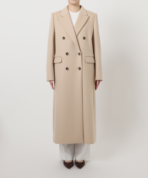 NOBLE ベージュ ロングコート　38 NOBLE（ノーブル） チェスターコート 38 ベージュ レディース