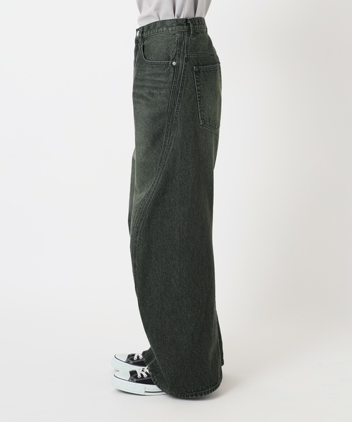 NVRFRGT ジーンズ × WISM別注 3D TWISTED WIDE LEG JEANS メンズ